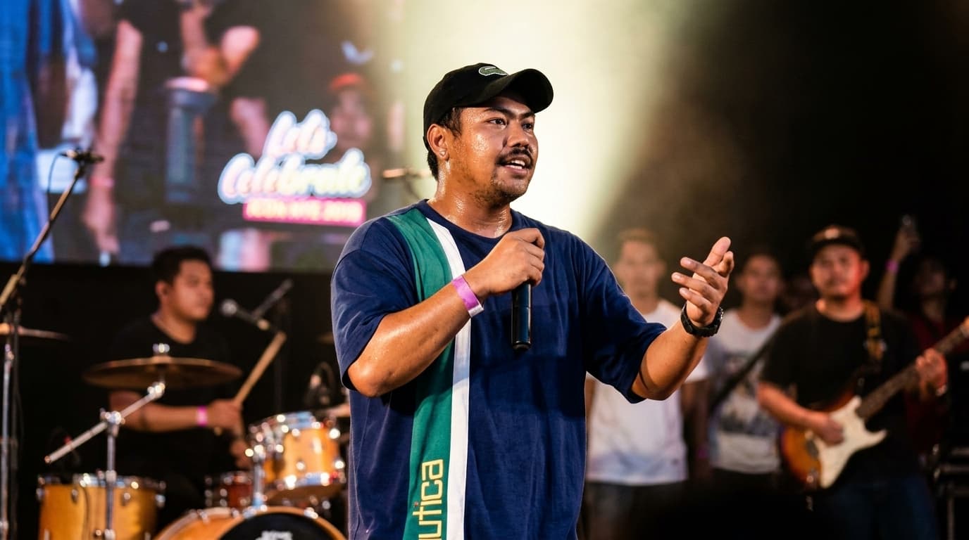 Live Festival Emcee & Band Kickoff