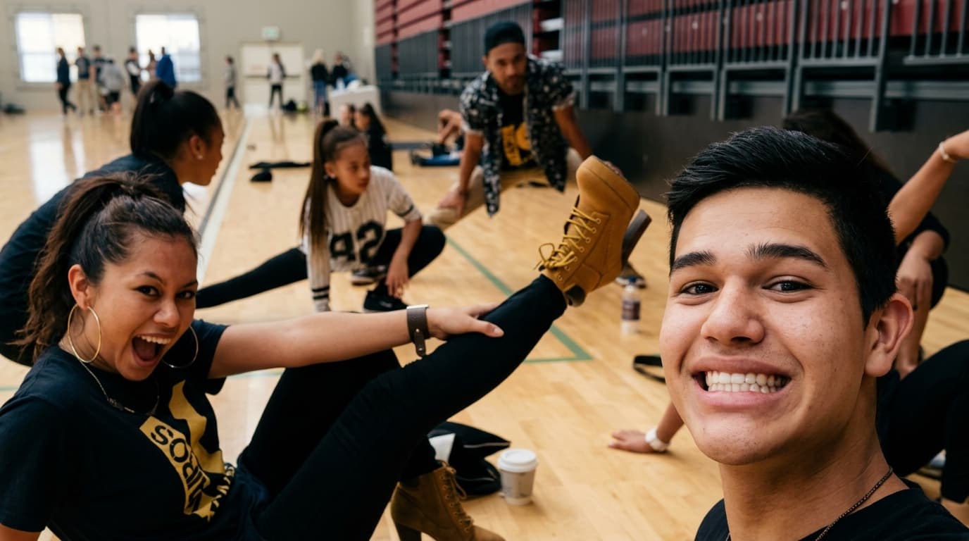 Dance Studio Rehearsal Energy