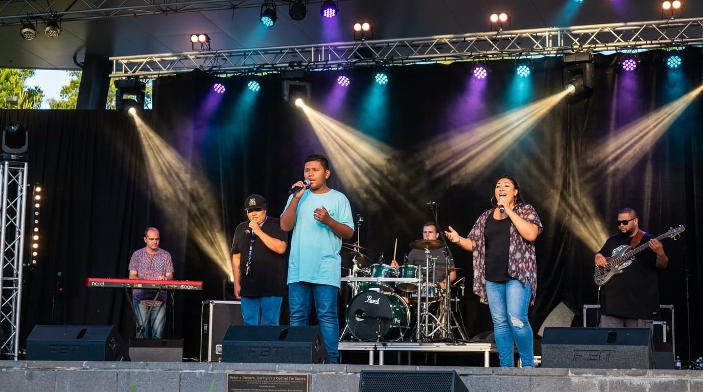Full Amphitheatre Live Band