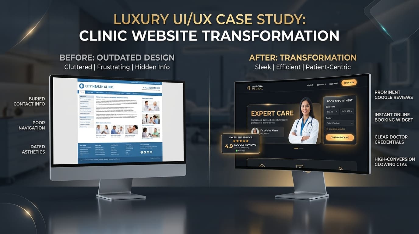 Blessync Website Sprint Transformation - Before vs After Comparison