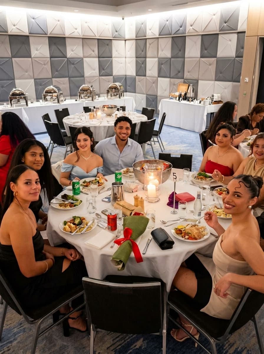 3-Course gala banquet dining