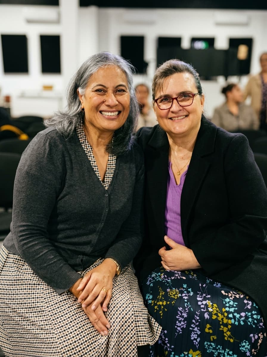 Ps. Tina Vaka with ministry leader